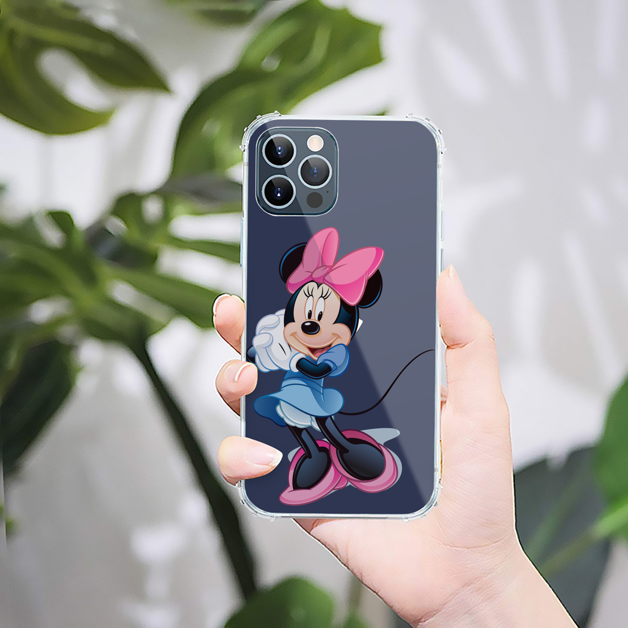 ミッキーマウス Mickey Mouse 【iPhone 12シリーズ対応】透明スマホケース（クリアソフトケース）